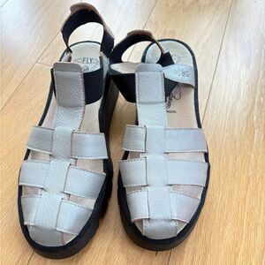 Fly London Women's Beige Strappy Sandals